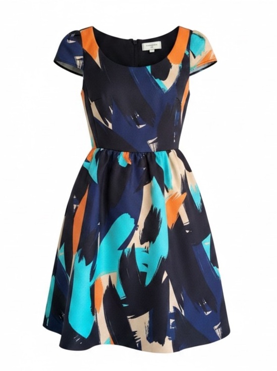 Anthropologie Dresses & Skirts - Anthropologie Moulinette Soeurs Pinion Cap Sleeve Fit & Flare Dress Size 2